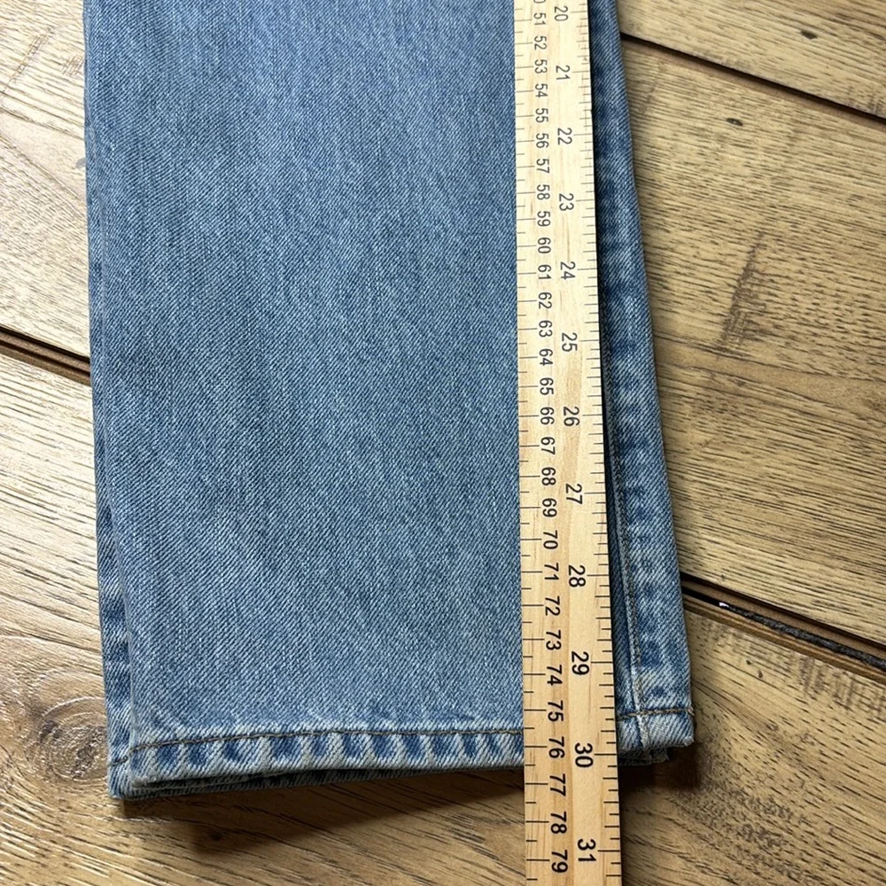 Lucky Brand Mid Rise Authentic Blue Straight Leg Jeans Classic Style Size 29 - Picture 11 of 12